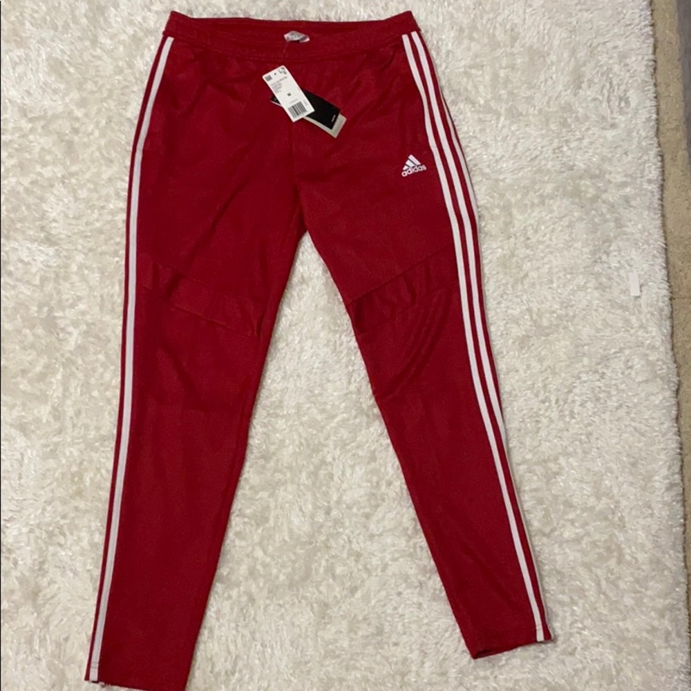 NWT women’s red adidas track-pants